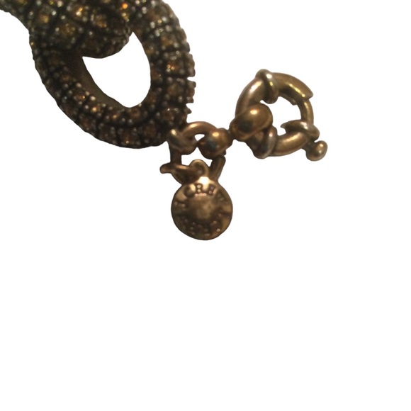 J. Crew Pave Crystal Chunky Chain Link Bracelet - Picture 8 of 9